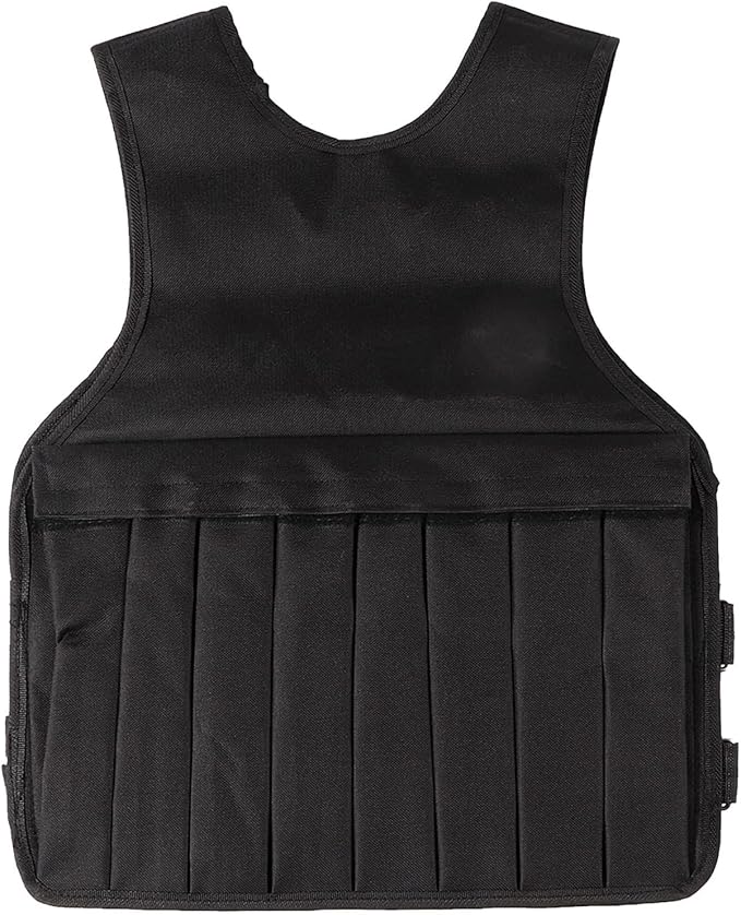 Adjustable Weighted Vest Men Women, Running Weighted Vests Strength Training Weight Vests Fitness Weight Vest with Shoulder Pads for Walking Strength Training Fitness, 20kg Loading