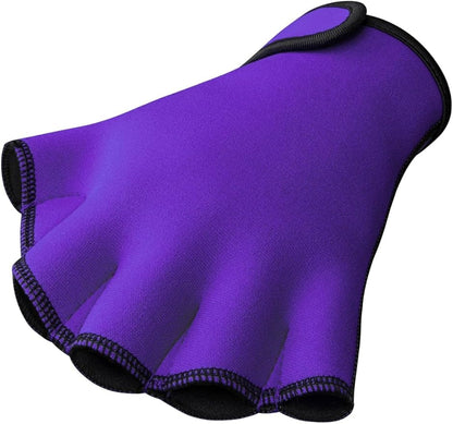 FitsT4 Sports Aqua Gloves Webbed Paddle Swim Gloves Fitness Water Aerobics