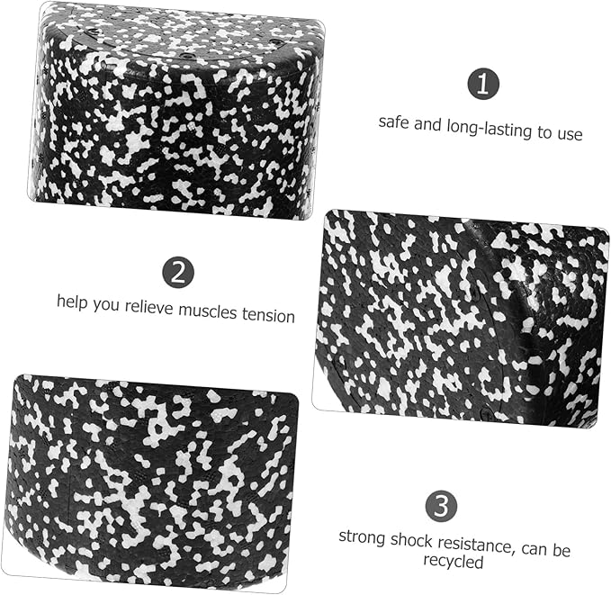 Yoga Column Foam Roller High-Density Muscle Relaxing Massage Tool for Fitness Yoga Exercise Foam Roller for Circulation Relief Balance and Muscle Re-Education
