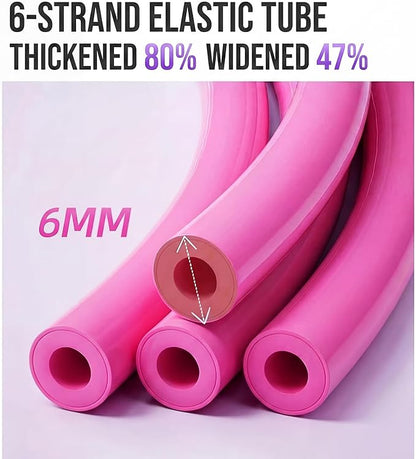 Multifunction Fitness 6-Tubes Pedal Resistance Bands with Handles，Pull up Assistance，Yoga Accessories, ab Workout Exercise Machine，Home Gym Equipment