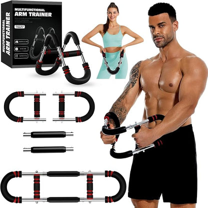 Twister Arm Trainer, Adjustable Chest Workout Equipment for Men & Women, Muscle Builder & Strength Training for Arms, Home Gym Strength Trainer, Chest Trainer (20-60 lbs)