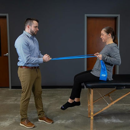 Serious Steel Fitness Flat Resistance Bands for Upper and Lower Body Strength Training and Exercise. (Non-Latex Flat Physical Therapy Exercise Bands - 4" x 25 Yards or 4" x 5 Feet)