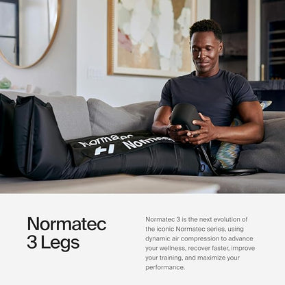 Hyperice Normatec 3 - Recovery System with Patented Dynamic Compression Massage Technology (Normatec 3 Standard Size Legs and Backpack)