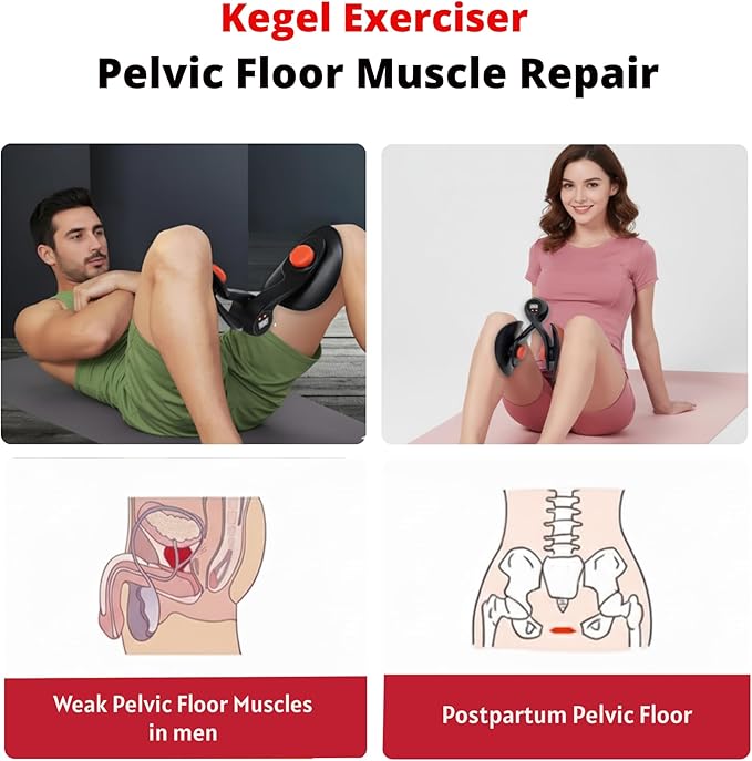 Thigh Trainer Ultimate Kegel Exercise Machine, Inner Thigh & Hip Trainer | Pelvic Floor Exerciser for Men & Women