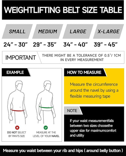 MANUEKLEAR Tapered Lever Weight Lifting Belt, 10MM Quick Locking Lever Belt Weightlifting Men, Lifting Belt Lever for Powerlifting & Deadlifts