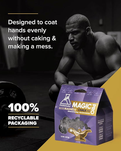 Friction Labs Gym Chalk – Magic Ball, PRO Ball (Chalk Bag Sock) | Non-Toxic Climbing Chalk for Bouldering, Gymnastics & More