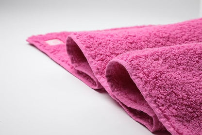 FACESOFT Eco Friendly Gym Towel for Working Out - Soft and Absorbent Cotton Exercise - No Synthetic Microfibers or Plastics - Sweat Towel for Gym, Fitness, Sports, Yoga - Pink - 1 Pc