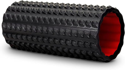 High Density Foam Roller for Physical Therapy – 12" High Density Exercise Roller for Back Pain Relief, Muscle Recovery & Deep Tissue Massage – Textured Muscle Roller