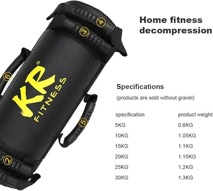 Jianyana 5-30 kg Sandbag Training Filled Weight Sand Power Bag, Weight-Adjustable Fitness Powerbag Sandbag, for Weightlifting, Running, Sports and Powerlifting