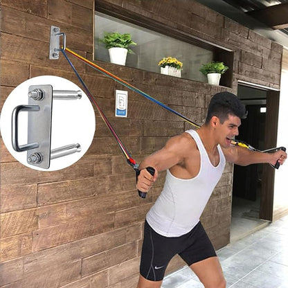 Heavy Duty Fitness Workout Resistance Band Wall Anchor and Wall Anchor Screw Fittings Suitable for Strength Training Physical Exercises in Home Gyms