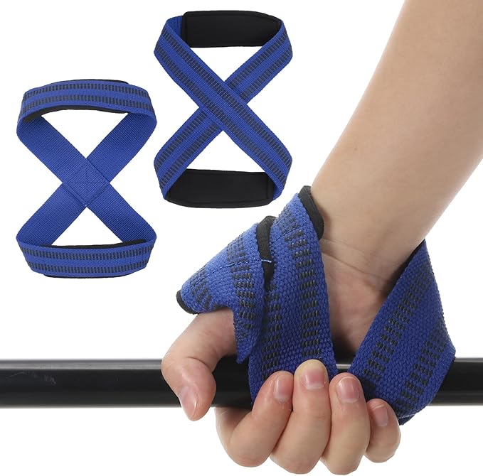 PATIKIL Figure Lifting Strap, Anti-Skid Weightlifting Wrist Wraps Dead Lift Padded Grips Weight Lifting Straps