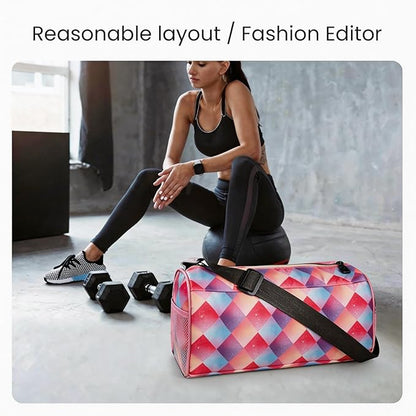 C&F BOGMOST Small Gym Bag for Women & Men,Small Lightweight Duffel Bag Carry On Bags Mini Duffel Travel Bag Waterproof Sports Bags for Workout/Sport/Trave,Color Box