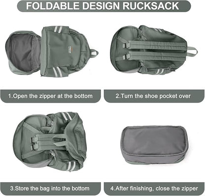 coofay Gym Backpack For Women Waterproof Backpack With Shoe Compartment Lightweight Travel Backpack Sports Backpacks Small Gym Bag