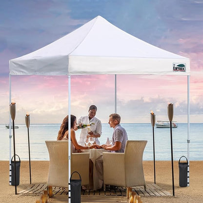 Eurmax USA 145 LBS Weight Capacity Pop up Gazebos Weights Sand Bags for Pop up Canopy Tent Pergola Outdoor Instant Canopies, 4-Pack (Without Sand) Dark Black