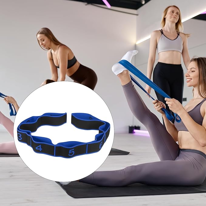 PATIKIL Exercise Bands, Yoga Stretching Strap Latin Elastic Bands for Physical Dance Stretch Pilates Resistance Bands