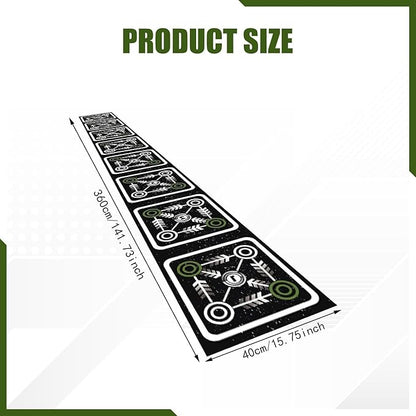 Agility Ladder Mat Pad Anti Slip Foldable Baseball Soccer Basketball Footwork Practice Speed Training Equipment for Exercise