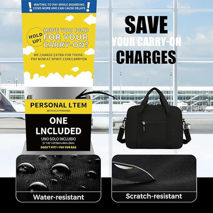 14 inch Small Gym Bag for Men & Women, Mini Duffle Bag for Travel Sports, Lightweight Carry On Duffel Bag, Black