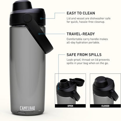 CamelBak Thrive Chug Tritan Renew Water Bottle Charcoal, 20oz