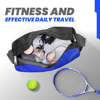 C&F BOGMOST Small Travel Duffel Bag Foldable Waterproof Gym Bag for Gym Beach Swim Bag Men Women Duffle Bags Lightweight Oxford Cloth Sports Bags -Blue