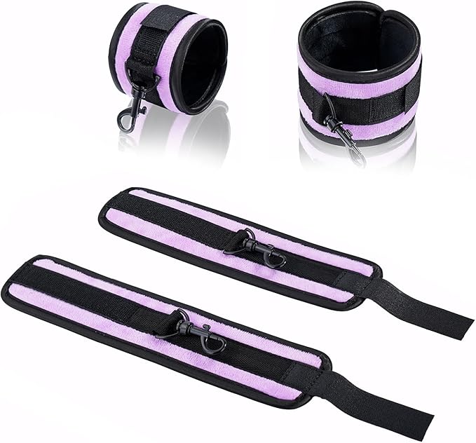 Heavy Duty Stainless Steel Expandable Spreader Bar with 4pcs PU Black--Pink Skull Pattern Detachable Adjustable Straps,Workout Bar for Home Indoor Gym Training Kit