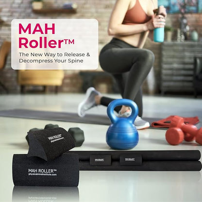 MAH Roller, Neck & Spine Alignment Tool Pack of 2 Accessory for Parasetter and MINIs Back Pain Relief, Posture Support, Stretch & Recovery Foam Roller for Pilates, Yoga, Physical Therapy