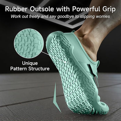 MANUEKLEAR Deadlift Shoes - Weight Lifting Shoes for Men Women - Weightlifting Squat Shoes Fitness Cross-Trainer Barefoot Gym Training Sneakers