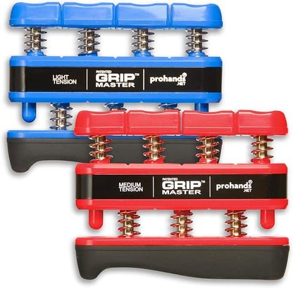 Prohands Gripmaster Hand Exerciser, Finger Exerciser (Hand Grip Strengthener), Spring-Loaded, Finger-Piston System, Isolate & Exercise Each Finger