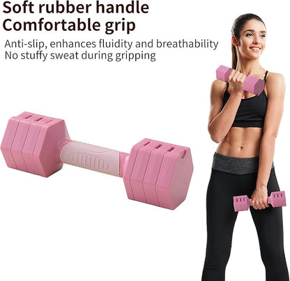 Shaking Weight Adjustable Dumbbell Set 22-66 lbs,Weight for Full Body Workout, Home Gym Equipment for Men & Women, Adjustable Weight for Arm & Core Training, Chest Exercise Equipment Fitness Dumbbells
