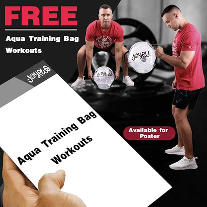 JOYPLUS Aqua Bag Workout, Adjustable Training Bag and Power Bag with Water, Core and Balance Trainer, Portable Stability Fitness &Full Body Exercise Equipment for Weight