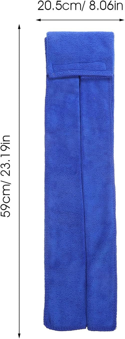 TOYANDONA Sports Sweat Towel with Hook and Quick-Dry Microfiber, Portable Gym and Yoga Fitness Sweat Absorbent Towel for Travel and Outdoor Use, Blue