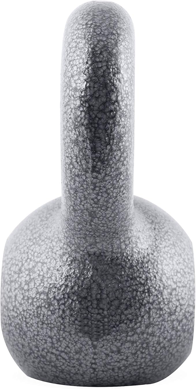 WF Athletic Supply Hammerstone Painted Cast Iron Kettlebells, Home & Gym Equipment, Great for Strength Training, Full Body Workout & Crossfit Training, Color & Size Options Available in 10-80 Pounds