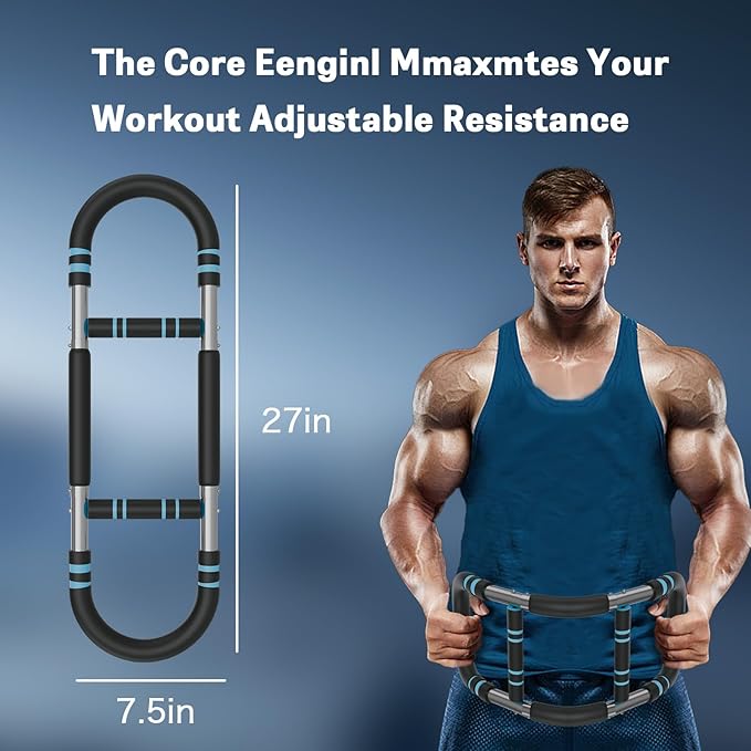 Exercise Equipment-Portable Resistance Training, Adjustable Chest and arm Training Equipment for Men and Women, Suitable for use at Home and in The Gym, for Men.
