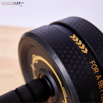 Ab Roller Wheel. Abdominal Training Roller for Men/Women, Abdominal Wheels Widened to 3.4 ", Rubber Tread of The Abdominal Wheel Upgraded, Max Weight 490 lbs