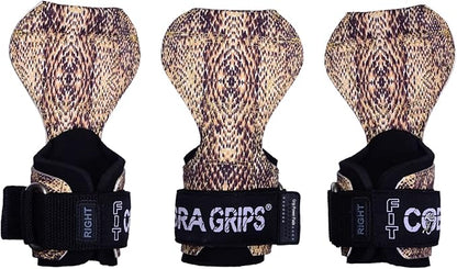 Cobra Grips PRO Weight Lifting Gloves Heavy Duty Straps Alternative with Power Lifting Hooks Padded Wrist Support for Deadlifts & Bodybuilding