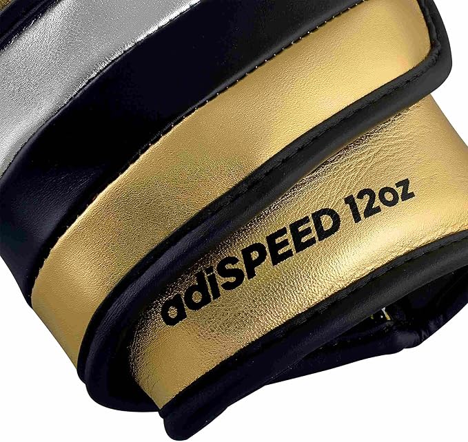 adidas Adi-Speed 501 Pro Kickboxing & Boxing Gloves for Men & Women – Leather Training Gloves for Heavy Bag, Sparring & Fitness