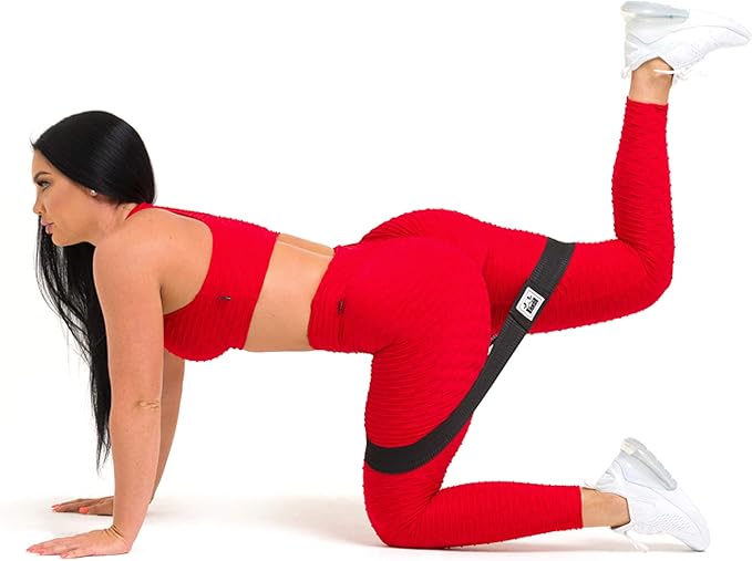 The X Bands Exercise Resistance Bands - Non-Slip Extra Thick Fabric Hip Loop Booty Bands - 20, 30, 40, 50 lb - Fitness Workout for Legs, Butt Training, Stretching, Yoga