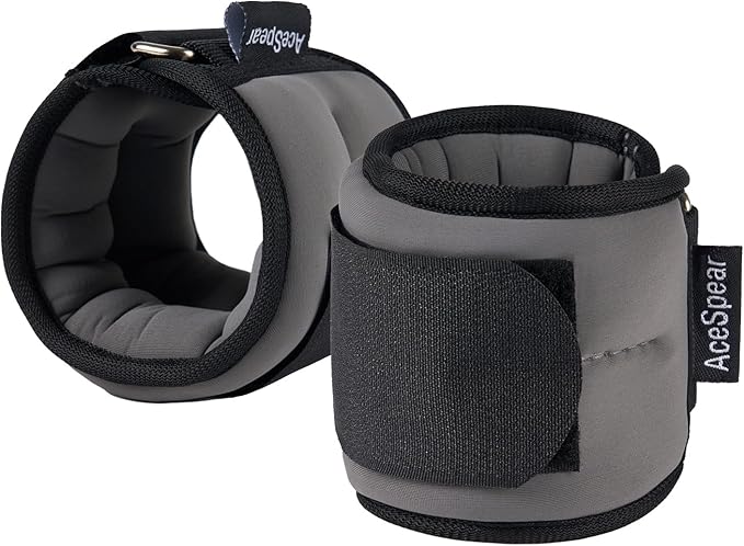 AceSpear Ankle Weights Sets for Men Women Kids 1lb 2lb 3lb 4lb 5lb Leg Weights Arm Wrist Weights Gym for Foot Exercise Training Workout Walking Jogging Yoga