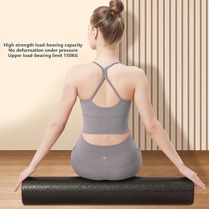 Highly Density Round Foams Rollers Exercise for Pilates & Stretching Fitness Full Body Athletic Massage Tool Highly Density Round