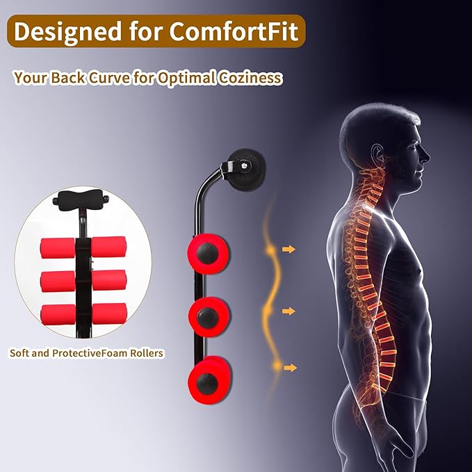 Ab Machine, Sit Up Machine Exercise Equipment, Ab Portable Machine for Stomach Workout (weight under 130 lbs)