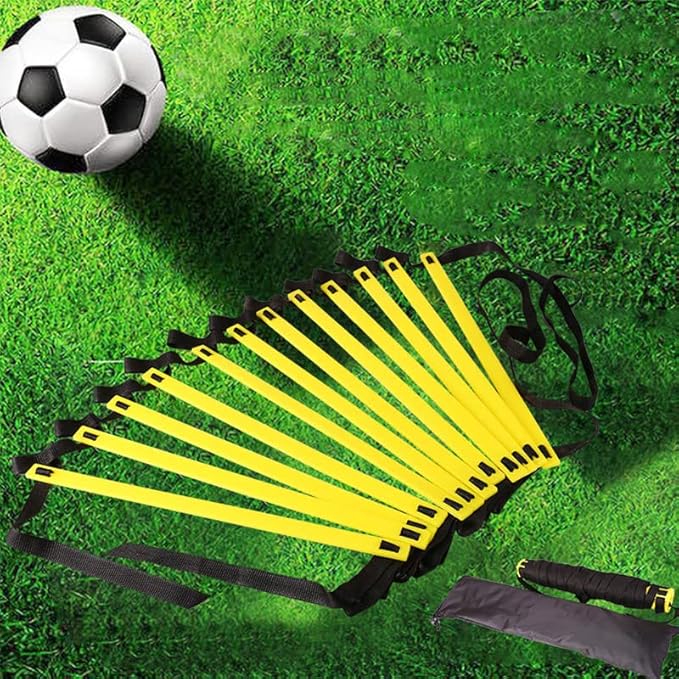 Speed Training Ladder, Training Ladder, Nylon Rope PP Rope Adjustable Spacing Speed Footwork Practice Equipment