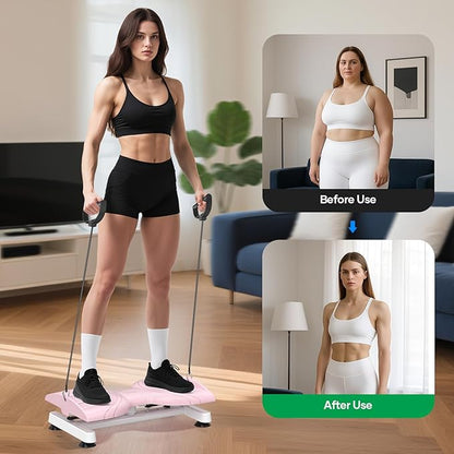 Waist Twist Machine, Twist Machine Exercise with 300 Lbs Weight Capacity, Ab Twist Board for Slim Waist and Core Ab Exercise,Noiseless Home Gym Equipment for Women Men