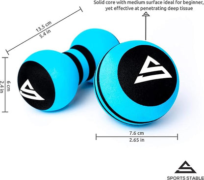 High Density Foam Manual Massage Balls (2)
