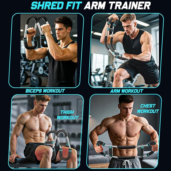 Twister Arm Trainer – Adjustable Forearm Strengthener – Exercise Equipment for Men & Women – Chest Workout Equipment – Portable Detachable –Home Workout Suspension Trainer – 40-90lb