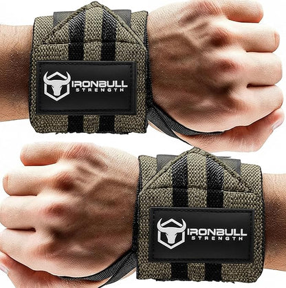 Wrist Wraps for Weightlifting (USPA & IPL Approved) - 18” Premium Quality Wrist Straps for Weightlifting - Weight Lifting Wrist Wraps with Thumb Loop - Best Gym Wrist Wraps for Lifting Weights, Curls & Dips - Lifting Wrist Wraps for Bench, Powerlifting...