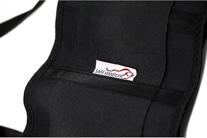 SAFE HANDLER Lifting Support Weight Belt -Black | Lower Back Brace Protects & Relieves Back Pain, Stable Support Belt with Dual Adjustable Straps and Breathable Mesh Panels, XXX-Large