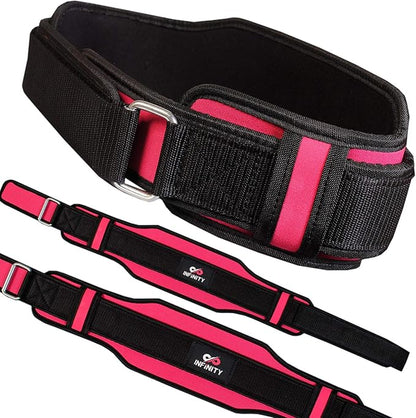 Neoprene Weight Lifting Belts Double Back Support Gym Workout Training Fitness