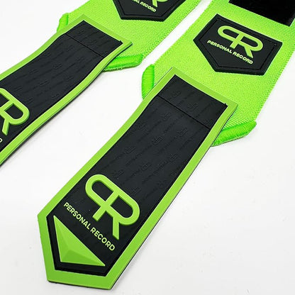 Heavy Duty Premium Wrist Wraps, More Elasticity, Reinforced Stitching, Extra Wide Strap, Strong Thumb Loop, Larry Wheels Weightlifting Wraps