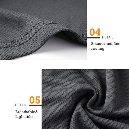 Surenow Mens Running Gym Shorts 3 Inch Breathable Lightweight Athletic Sport Shorts Training Workout Shorts with Pockets
