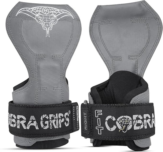 Cobra Grips PRO Weight Lifting Gloves Heavy Duty Straps Alternative with Power Lifting Hooks Padded Wrist Support for Deadlifts & Bodybuilding