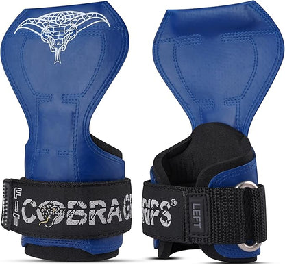 Cobra Grips PRO Weight Lifting Gloves Heavy Duty Straps Alternative with Power Lifting Hooks Padded Wrist Support for Deadlifts & Bodybuilding